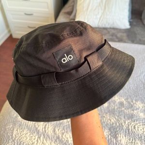 Black alo bucket hat